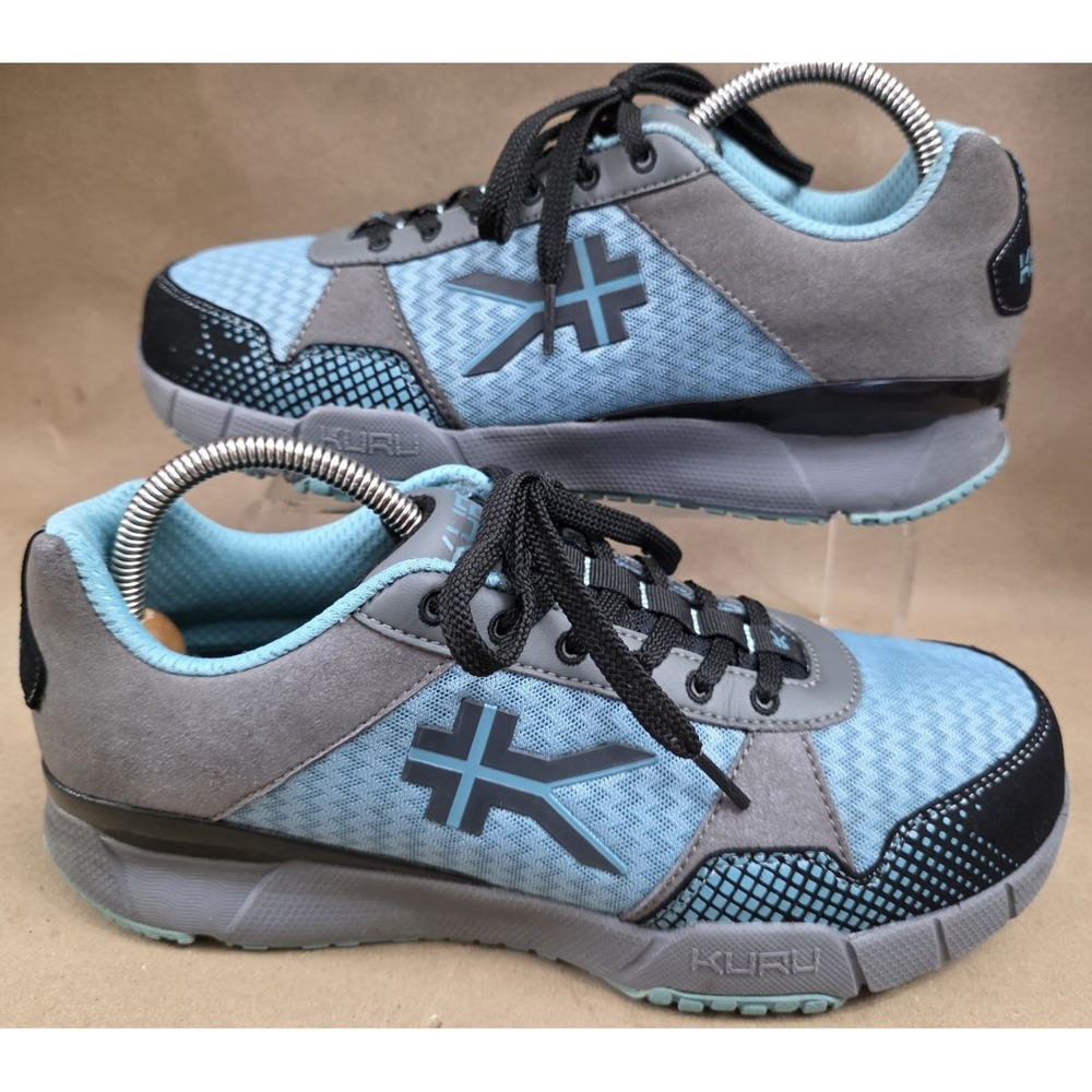 KURU Quantum Womens Size 10 Walking Shoes Glacial Blue Orthotic Plantar 201305